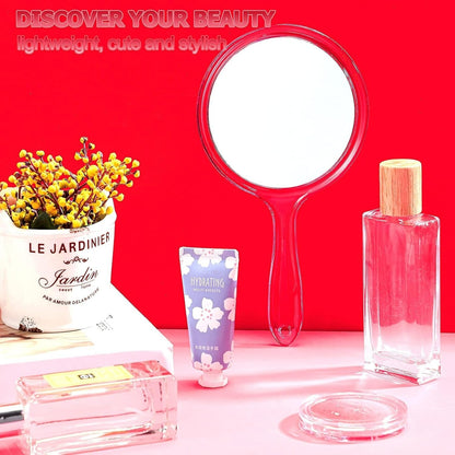 2X Magnifying Double-Sided Mirror – Handheld & Wall Mount Cosmetic Mirror